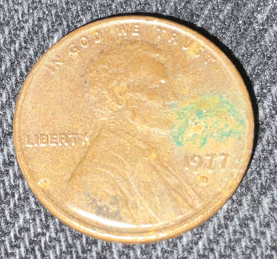 Penny 1977 Lincoln D  coin collectible - Main Image 3