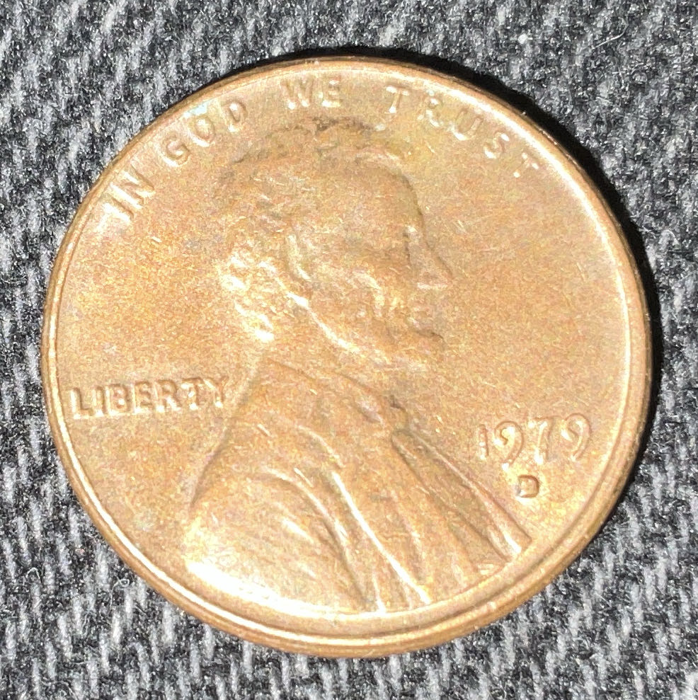 Penny 1979 Lincoln D  coin collectible - Main Image 3
