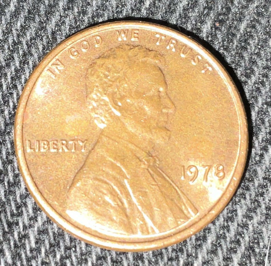 Penny 1978 Lincoln  coin collectible - Main Image 3