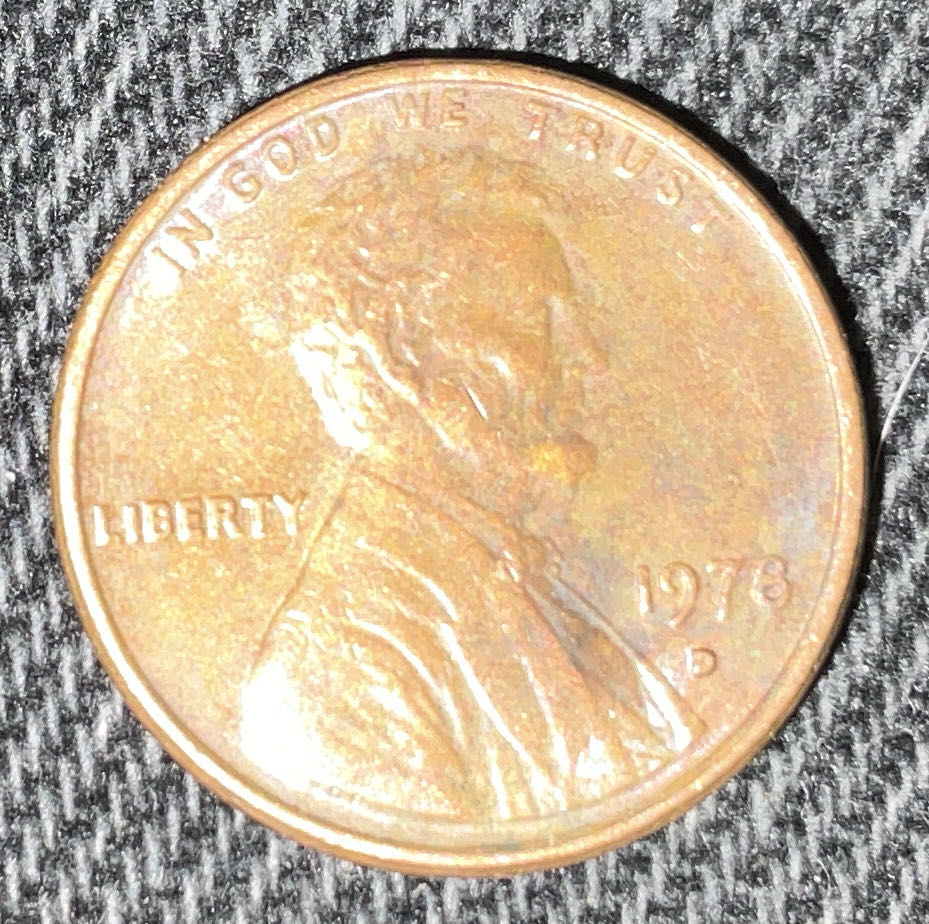 Penny 1978 Lincoln D  coin collectible - Main Image 3