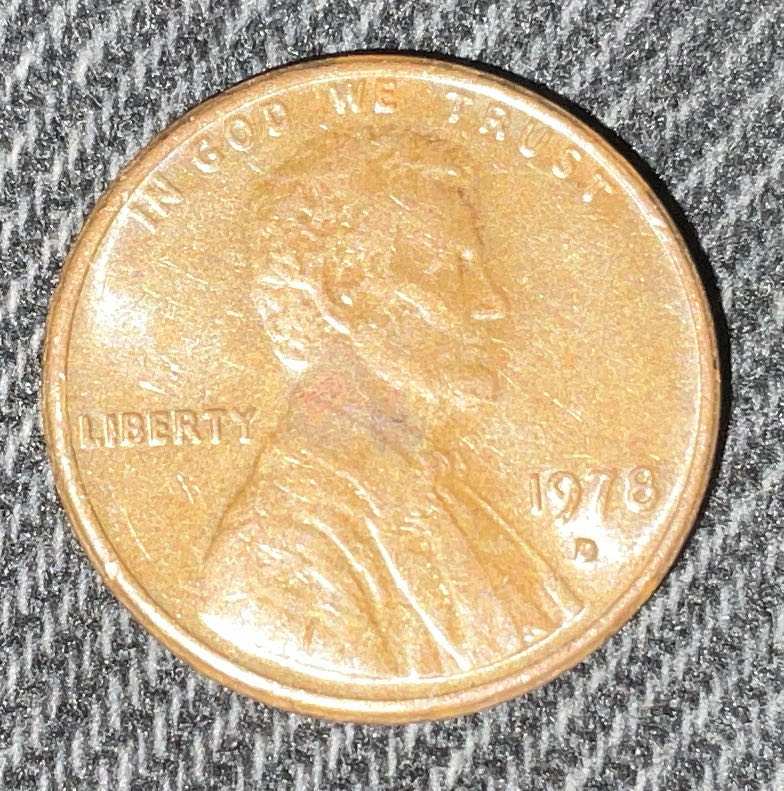 Penny 1978 Lincoln D  coin collectible - Main Image 3