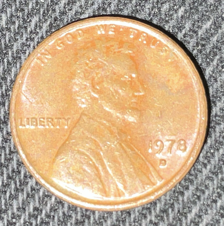 Penny 1978 Lincoln D  coin collectible - Main Image 3
