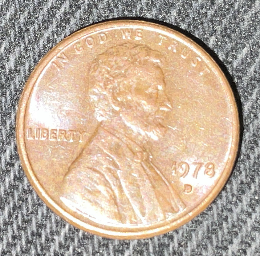 Penny 1978 Lincoln D  coin collectible - Main Image 3