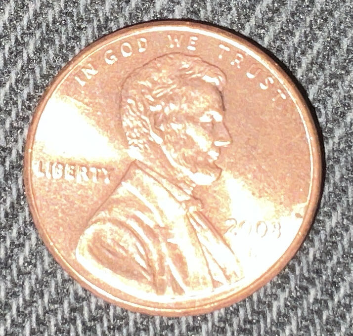 Penny 2008 Lincoln D  coin collectible - Main Image 3