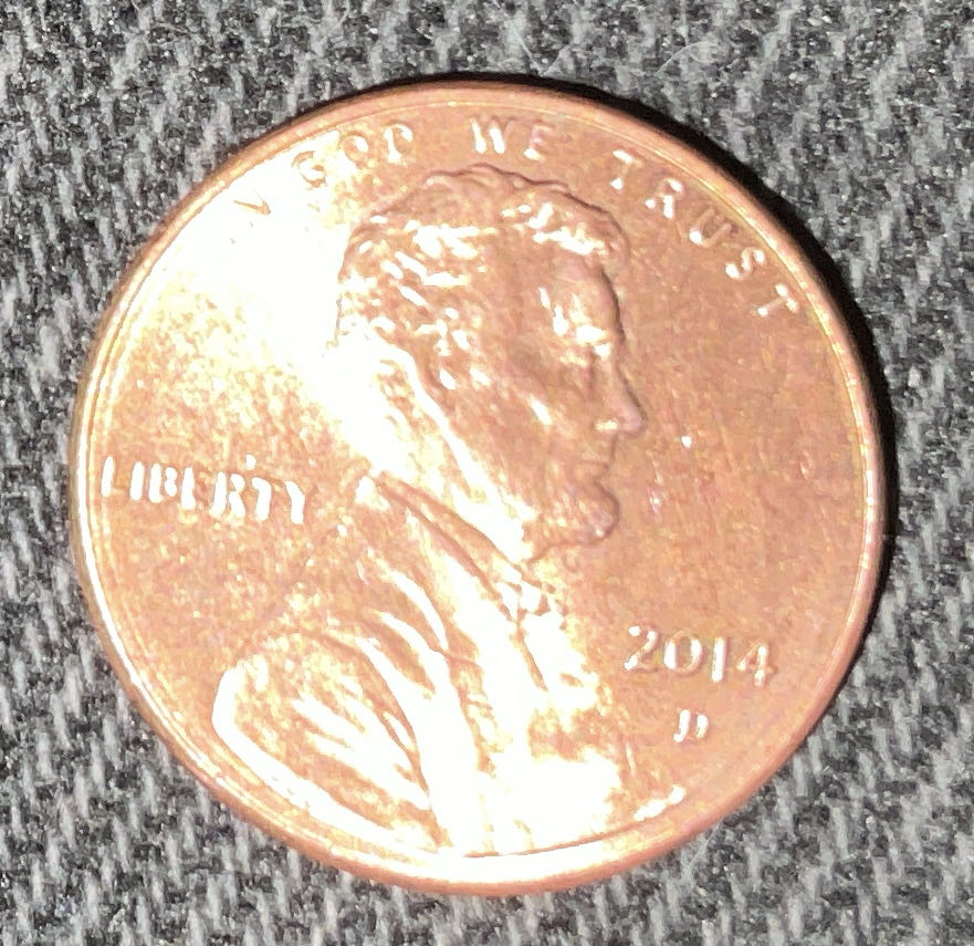 Penny 2014 Lincoln D  coin collectible - Main Image 3