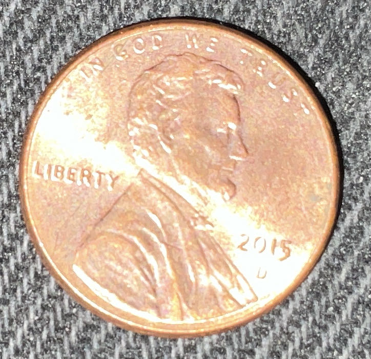 Penny 2015 Lincoln D  coin collectible - Main Image 3