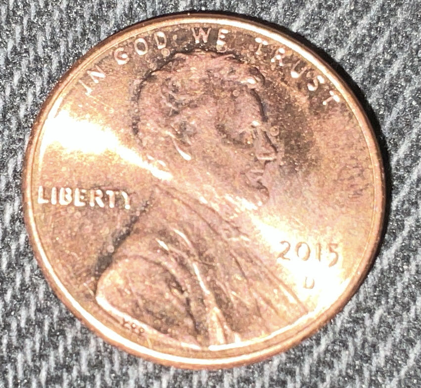 Penny 2015 Lincoln D  coin collectible - Main Image 3