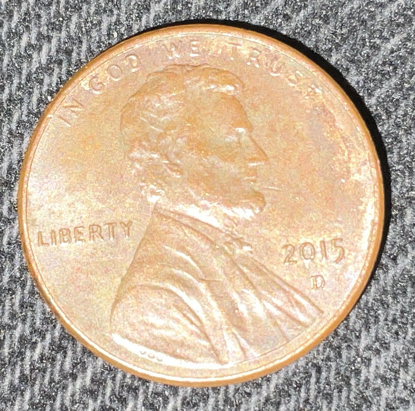 Penny 2015 Lincoln D  coin collectible - Main Image 3