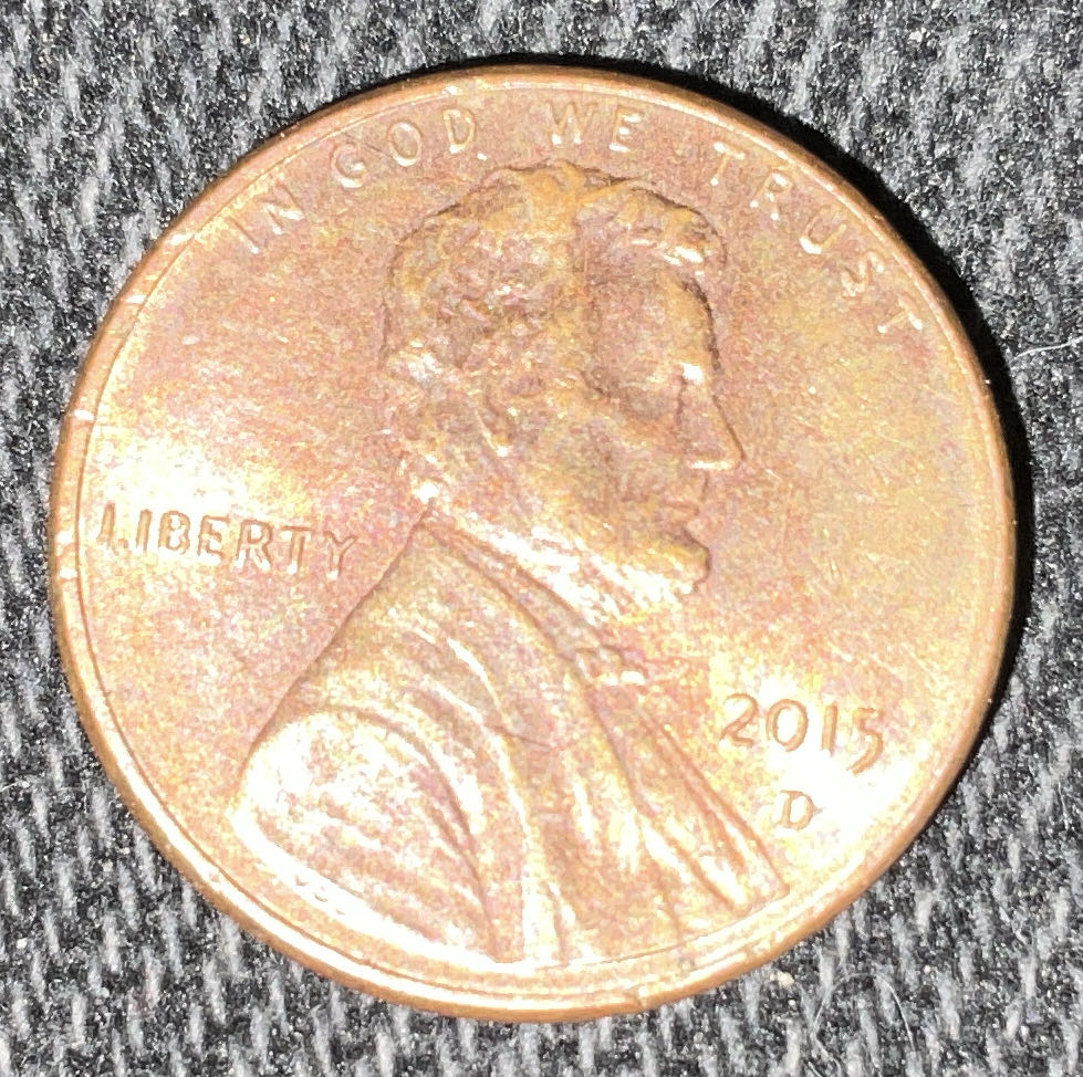 Penny 2015 Lincoln D  coin collectible - Main Image 3