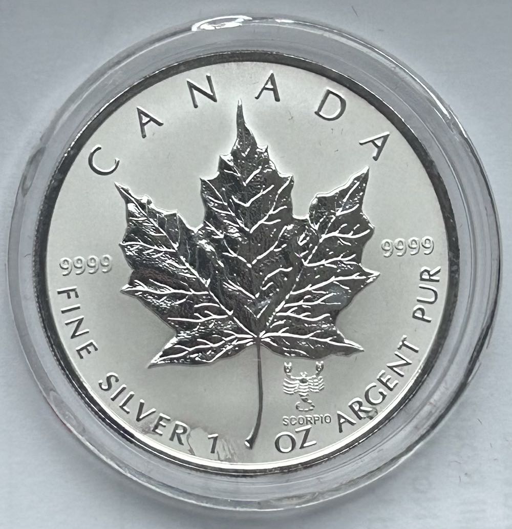 2004 Canadian Maple - Scorpio Privy  coin collectible - Main Image 1
