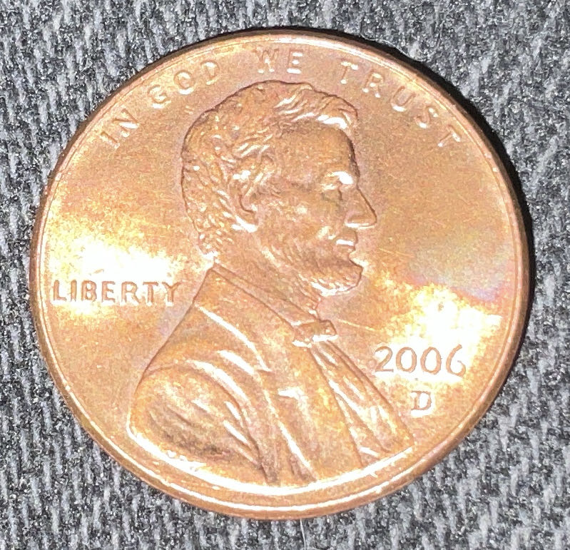 Penny 2006 Lincoln D  coin collectible - Main Image 3