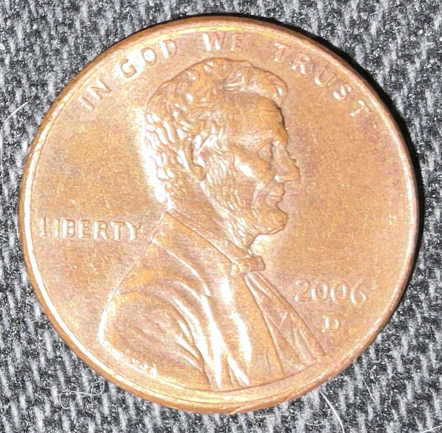Penny 2006 Lincoln D  coin collectible - Main Image 3
