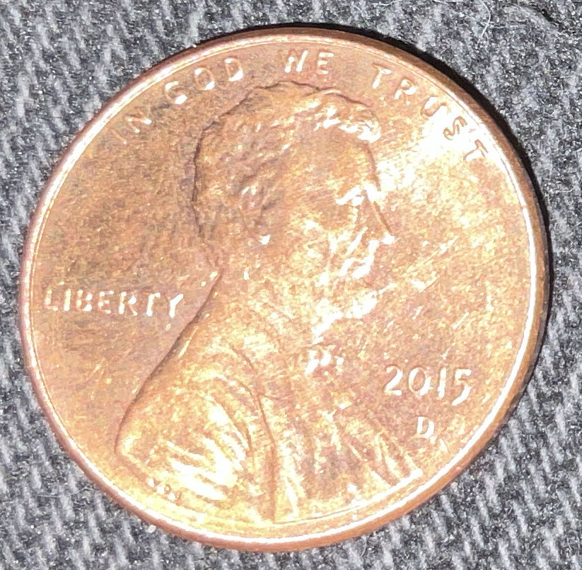 Penny 2015 Lincoln D  coin collectible - Main Image 3