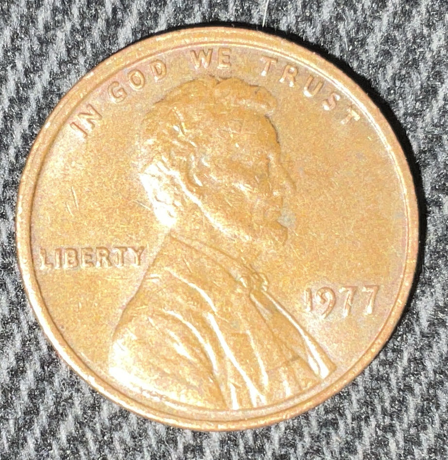 Penny 1977 Lincoln  coin collectible - Main Image 3
