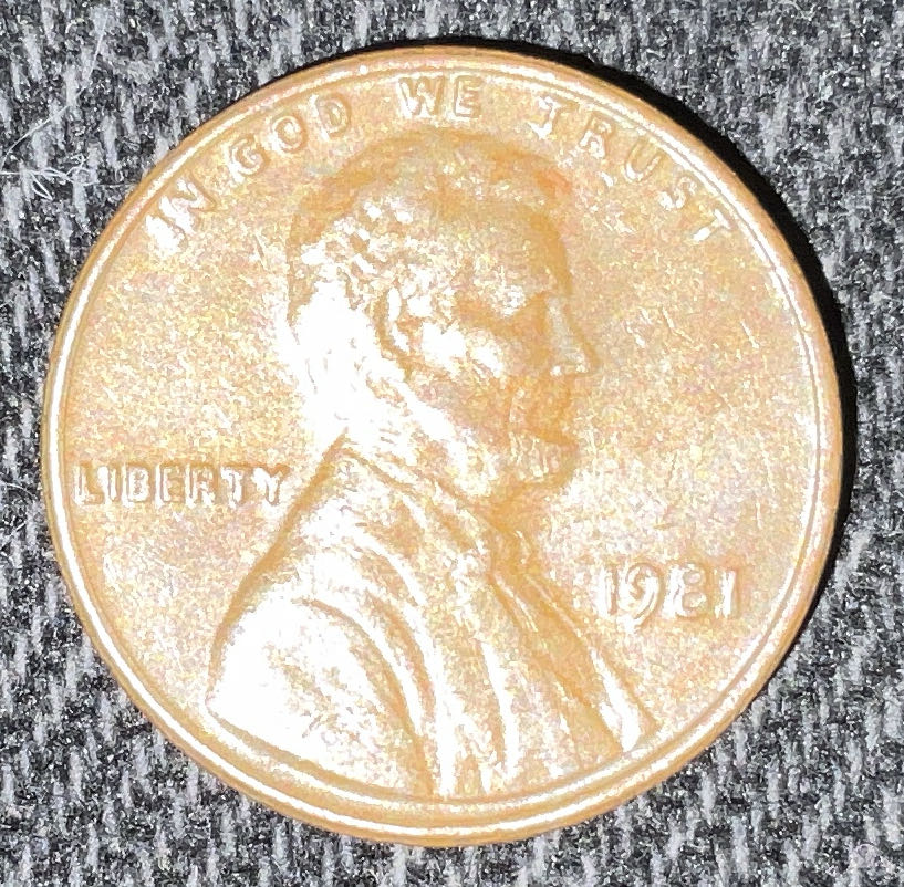 Penny 1981 Lincoln  coin collectible - Main Image 3