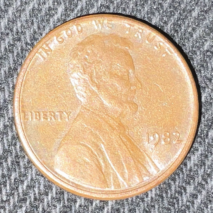 Penny 1982 Lincoln  coin collectible - Main Image 3