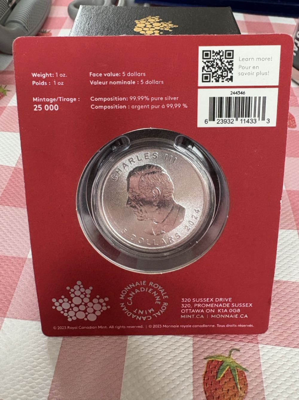 2026Canadian Maple - Wolf Privy  coin collectible - Main Image 4