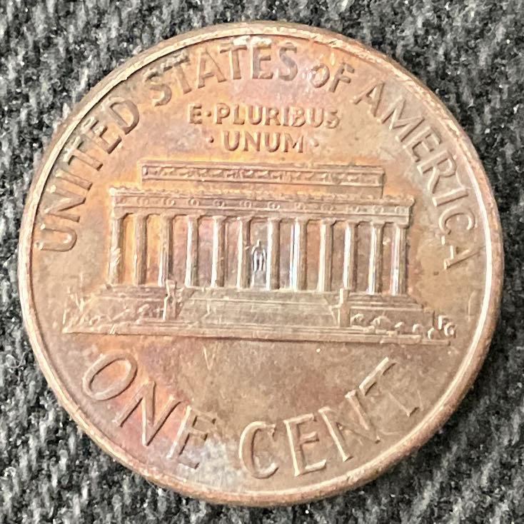 Penny 1989 Lincoln D  coin collectible - Main Image 2