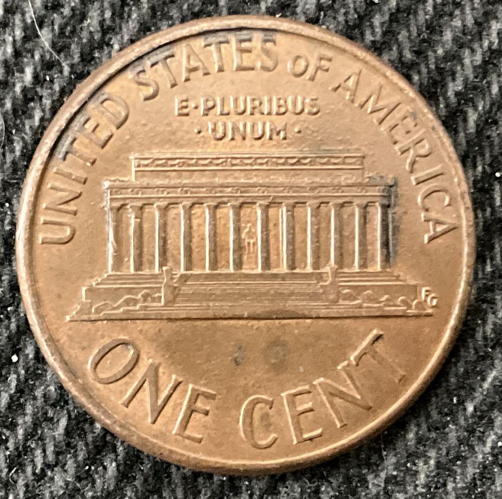 Penny 1990 Lincoln D  coin collectible - Main Image 2