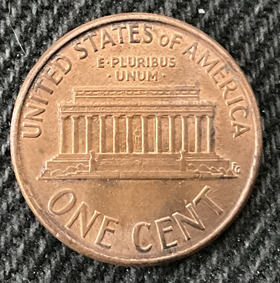 Penny 1990 Lincoln D  coin collectible - Main Image 2