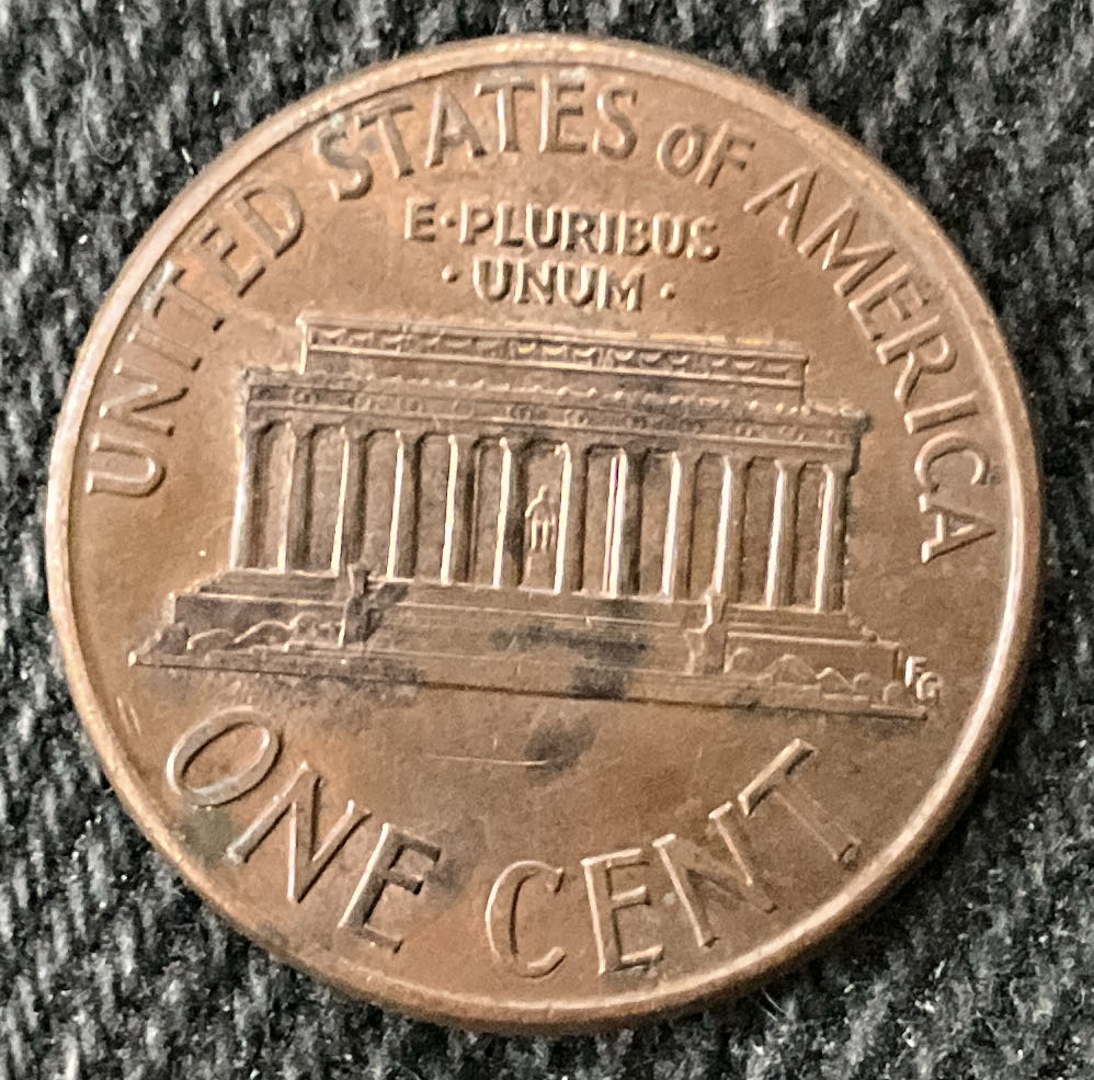 Penny 1990 Lincoln D  coin collectible - Main Image 2