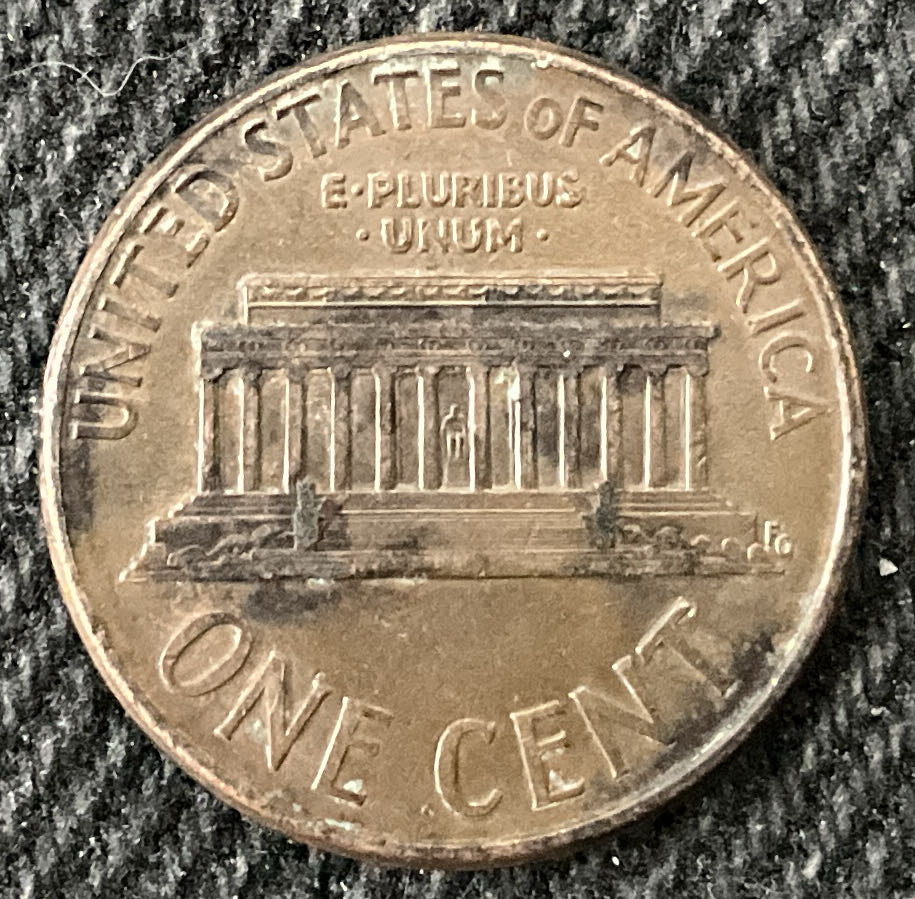 Penny 1990 Lincoln D  coin collectible - Main Image 2
