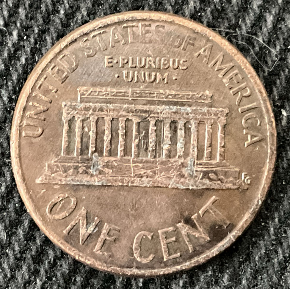 Penny 1990 Lincoln D  coin collectible - Main Image 2