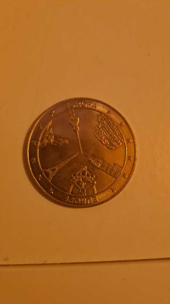 Atomium Brussels Europe  coin collectible - Main Image 2