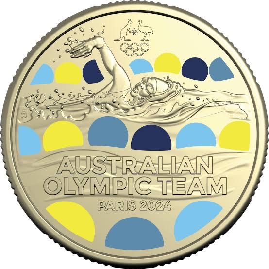 Australia Paris Paralympics Games Coin Cover  coin collectible [Barcode 9349766023214] - Main Image 3
