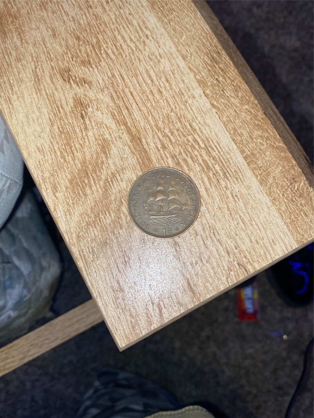 1953 South Africa  coin collectible - Main Image 2