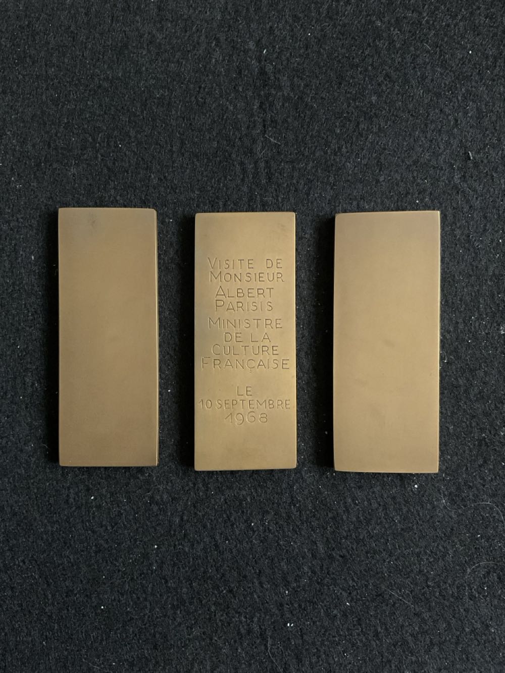 Ministre De La Culture Plaque Set  coin collectible - Main Image 2