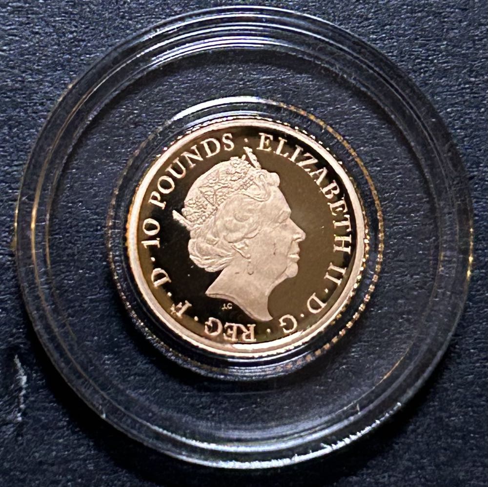2025 Britannia -Proof 1/10th Gold Trial Piece  coin collectible - Main Image 2