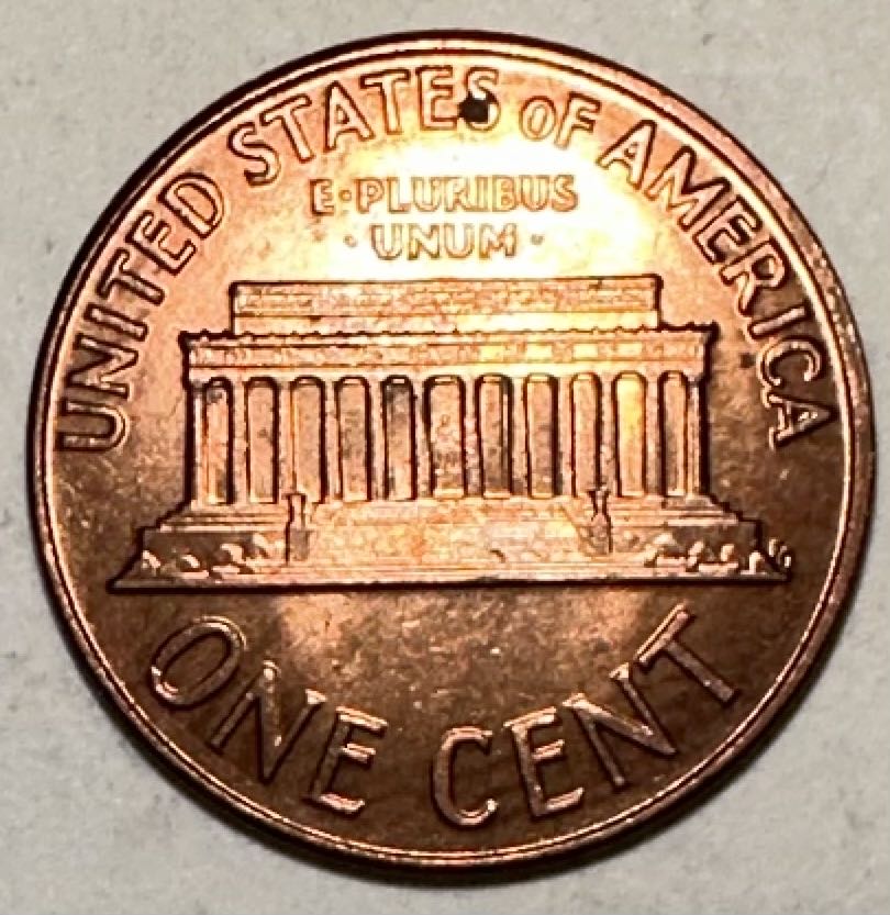 Penny Lincoln Memorial 1962  coin collectible - Main Image 2