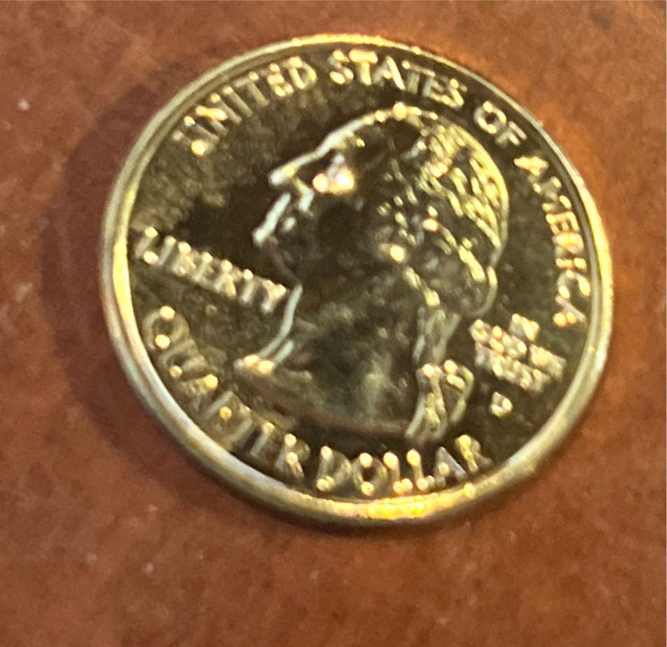Kansas Quarter Hologram And Gold  coin collectible - Main Image 2