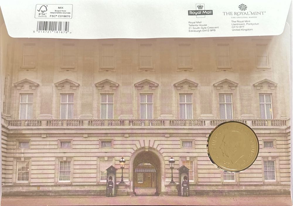 Buckingham Palace 2024 UK £5 Brilliant Uncirculated Coin Cover Limited Edition 10,000  coin collectible - Main Image 2
