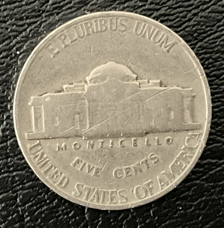 Nickel Jefferson 1939 D 4  coin collectible - Main Image 2