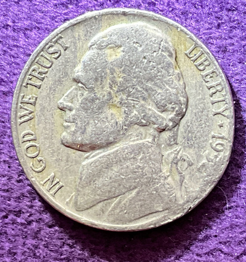 Nickel Jefferson 1939 D 4  coin collectible - Main Image 3