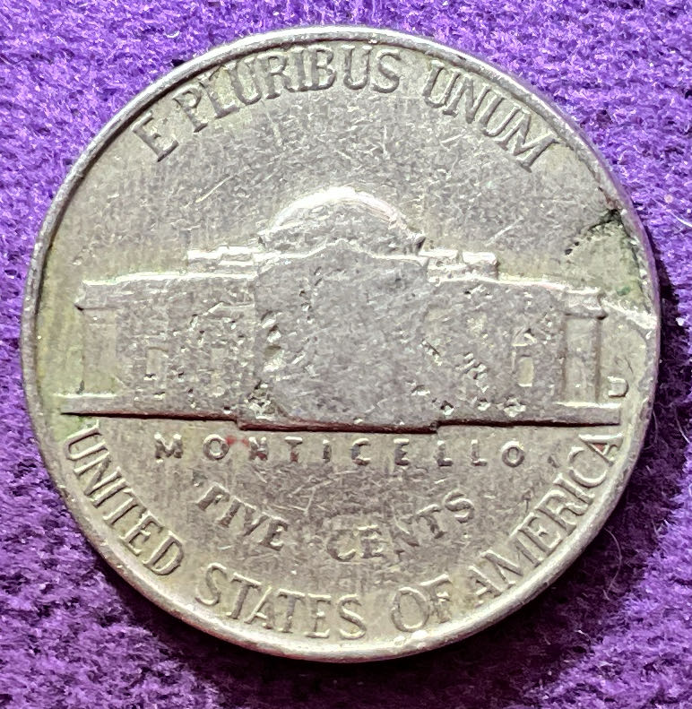 Nickel Jefferson 1939 D 4  coin collectible - Main Image 4