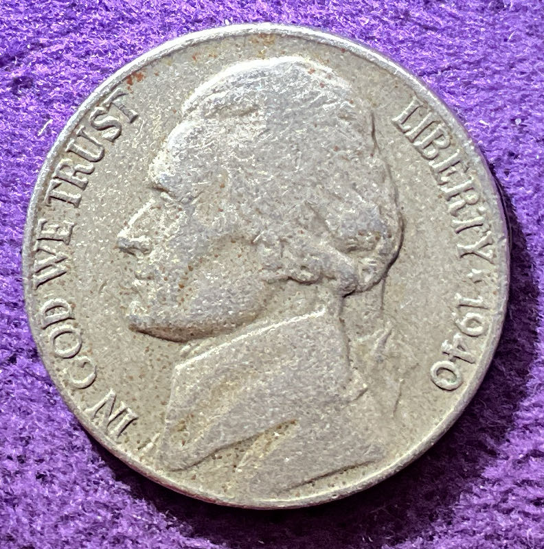 Nickel Jefferson 1940 1  coin collectible - Main Image 3
