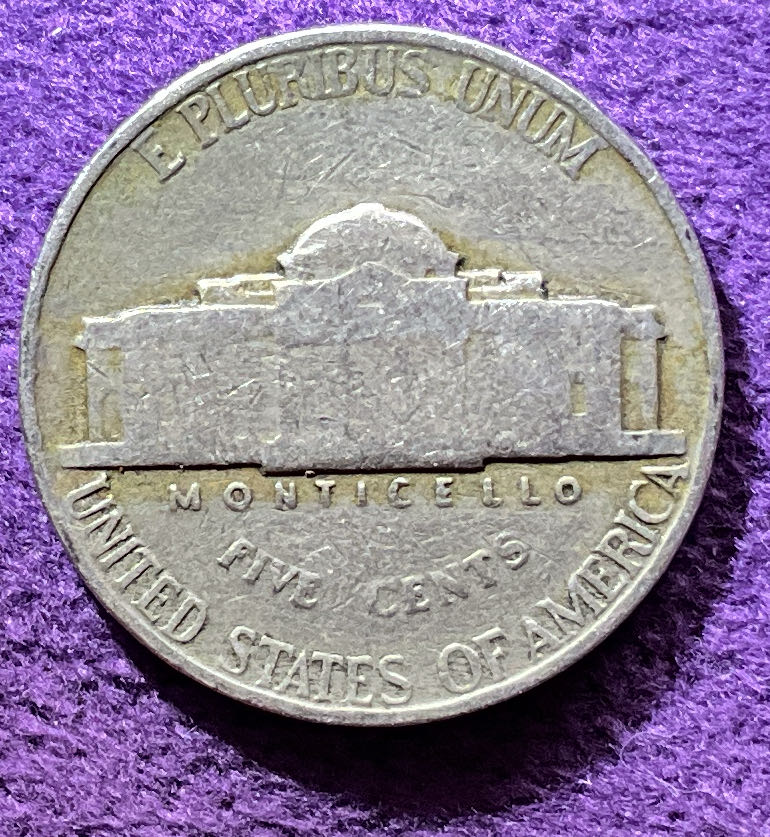 Nickel Jefferson 1940 3  coin collectible - Main Image 4