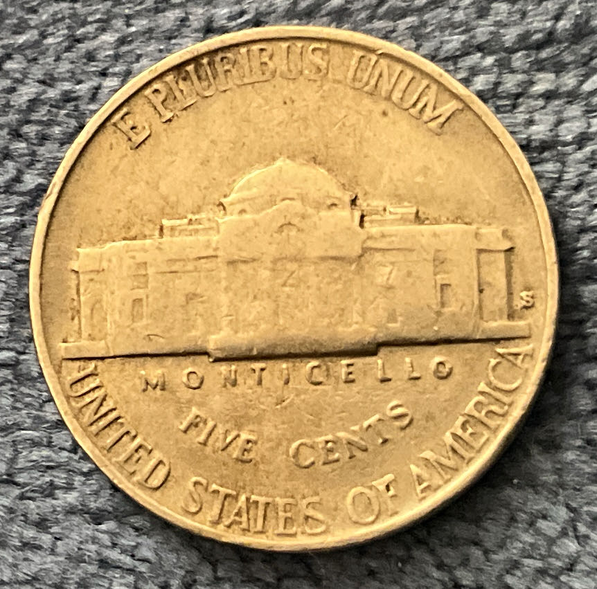 Nickel Jefferson 1941 S 1  coin collectible - Main Image 2