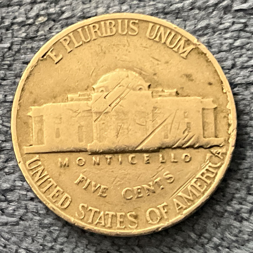 Nickel Jefferson 1941  6  coin collectible - Main Image 2