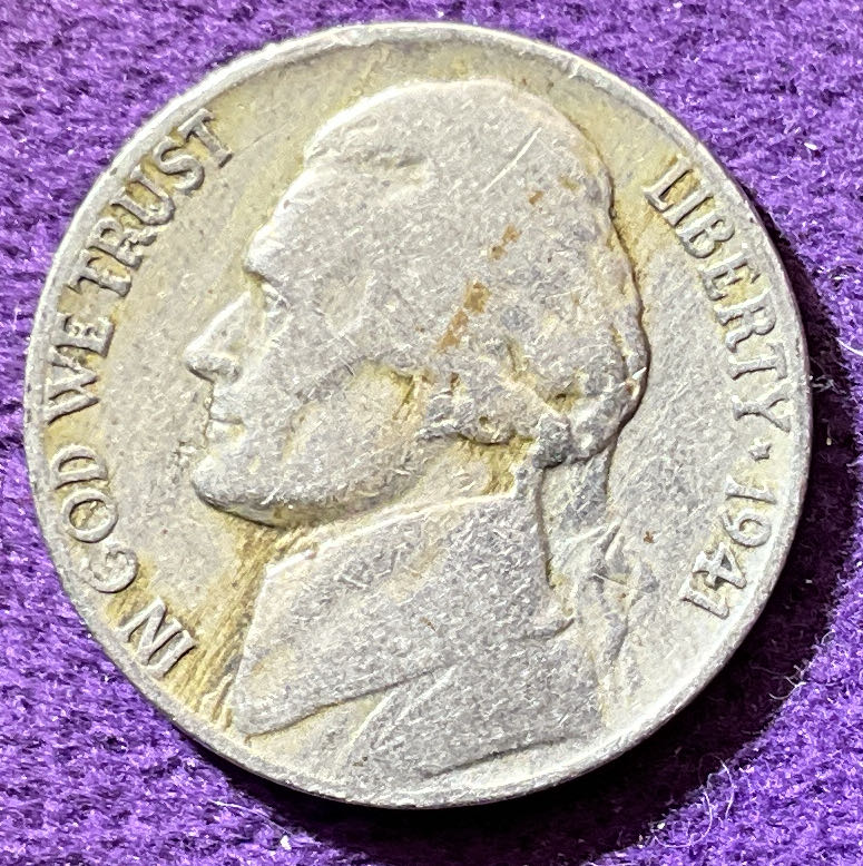 Nickel Jefferson 1941  6  coin collectible - Main Image 3
