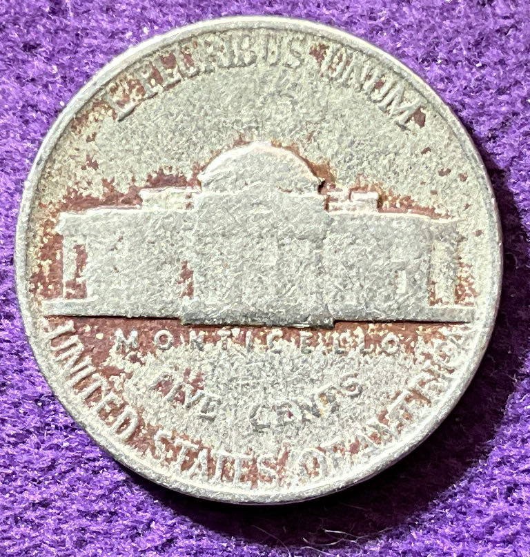 Nickel Jefferson 1942  1  coin collectible - Main Image 4