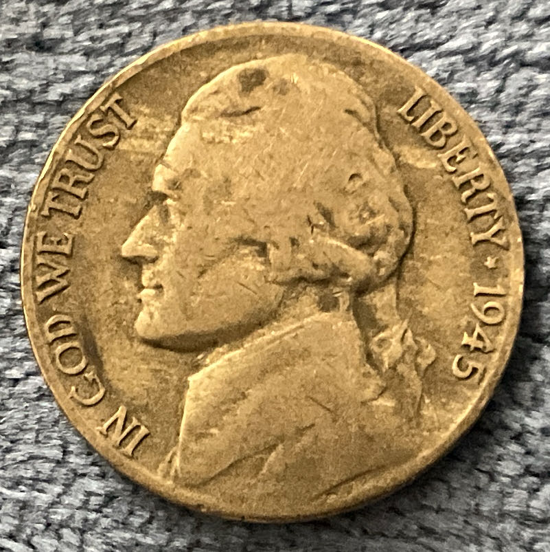 Nickel Jefferson D 1964 9