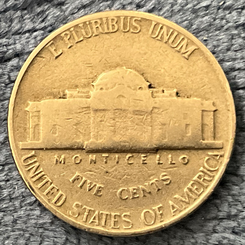 Nickel Jefferson 1948  1  coin collectible - Main Image 2