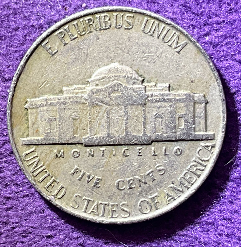 Nickel Jefferson 1953  1  coin collectible - Main Image 4