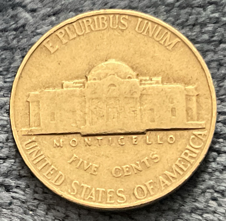 Nickel Jefferson 1954  2  coin collectible - Main Image 2