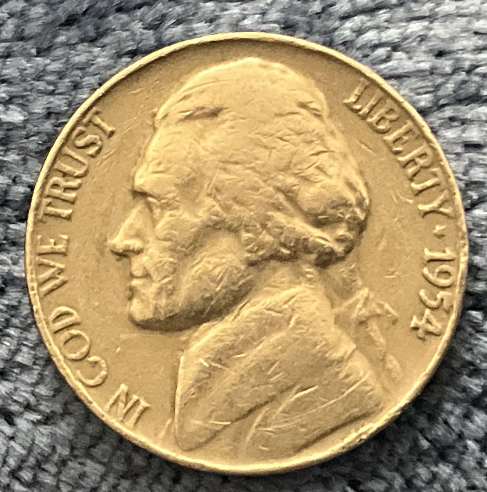 Nickel Jefferson 1959 D 3