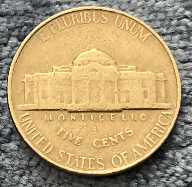 Nickel Jefferson 1954  3  coin collectible - Main Image 2